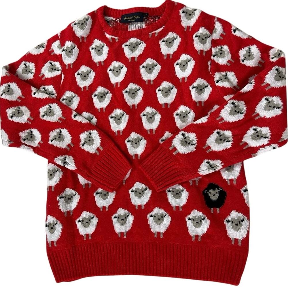 Princess Diana Black Sheep Sweater Heritage Old Money Countryside Equestrian